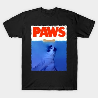 Cute and Curly Crew Pug PAWS, Stylish Doggy Tee Extravaganza T-Shirt